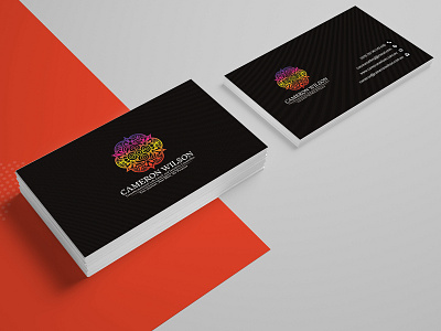 Cameron Wilson Card Design advertisement branding business card business card design business card template business cards card card design company design illustration template typography