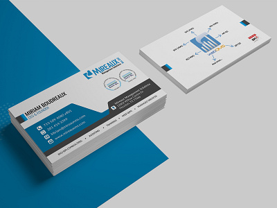 Miriam Boudreaux Card Design advertisement branding business card business card design business card template business cards card card design company design illustration template