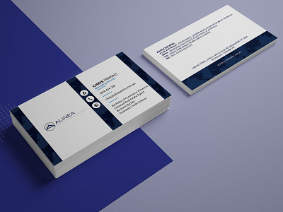 Alinea Card Design advertisement branding business card business card design business card template business cards card card design company design illustration template typography