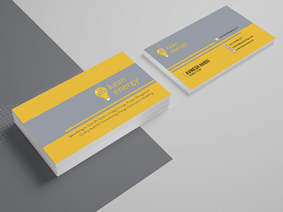 Kean Energy Card Design advertisement branding business card business card design business card template business cards card card design company design illustration template typography