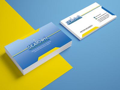 Sea Own Card Design advertisement branding business card business card design business card template business cards card card design company design illustration template typography