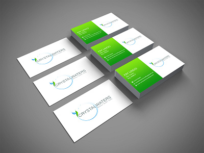 CRYSTAL WATERS Business Card design advertisement business card business card design business card template business cards card card design design