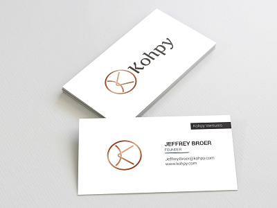 Kohpy Bussiness Card Design advertisement business card business card design business card template business cards card card design design