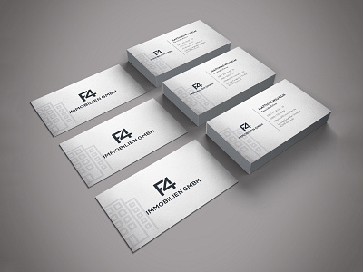 F4 IMMOBILIEN GMBH Business Card Design