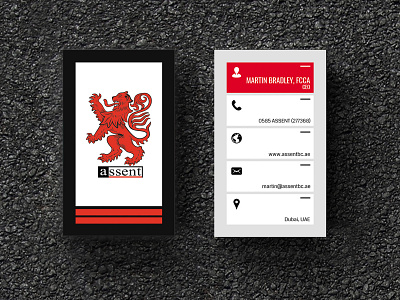 Assent  Business Card Design