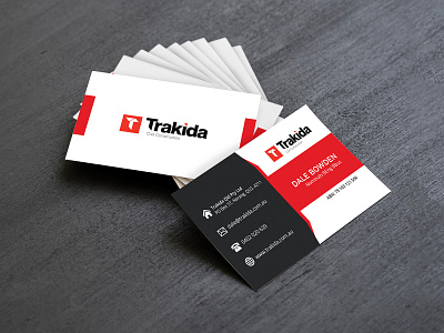 Trakida Business Card Design advertisement business card business card design business card template business cards card design design