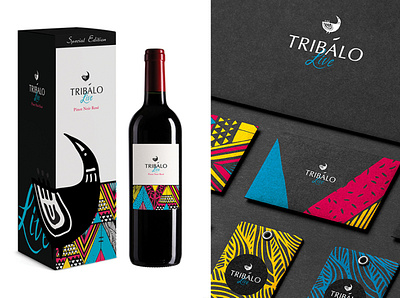 Tribalo brand identity and packaging branding identity design logo package design