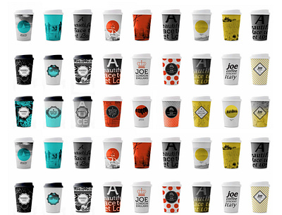 Joe Coffe cups coffee cup rebrand rebranding redesign