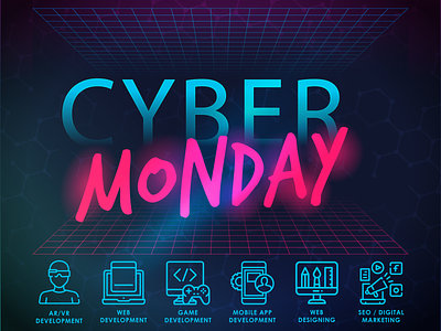 Cyber Monday at Technobrave cybermodaydeals cybermonday cybermondaysale design development illustrator webdesign webdevelopment webservices