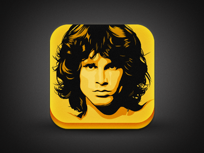 The Doors app icon app icon ios ipad jim morrison music rock the doors