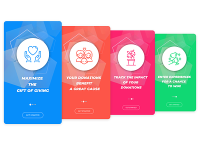 Onboarding Experience causes crowdfunding design donation experience fundraising gamification onboarding ui ux