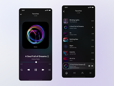 Kiwi Music Player UI