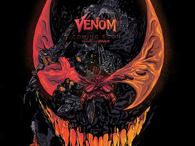 Alternative Movie Poster- Venom branding content content design design design art digital digital art digital illustration digital painting film film poster films graphic graphic design graphics illustration marketing agency marketing campaign movie movie poster