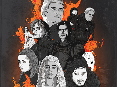 Game of Thrones branding content content design design design art digital digital art digital illustration game of thrones gameofthrones graphic graphic design graphics hbo illustration illustrations marketing agency procreate vector vector art