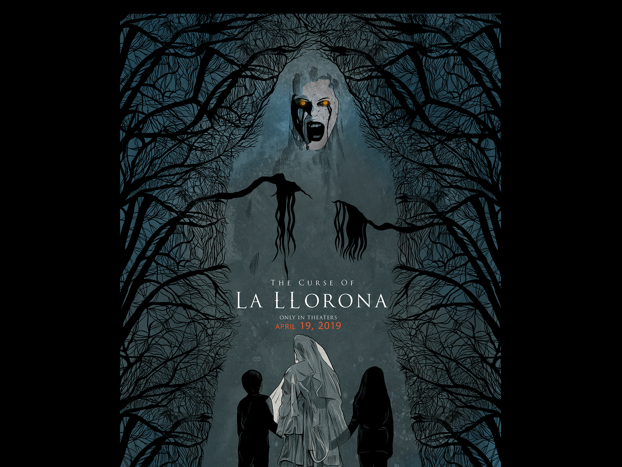 The Curse Of La Lllorona Full Poster by The Commas on Dribbble