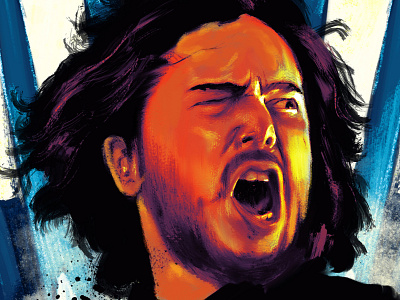 GOT Tribute Poster: Jon Snow in procreate