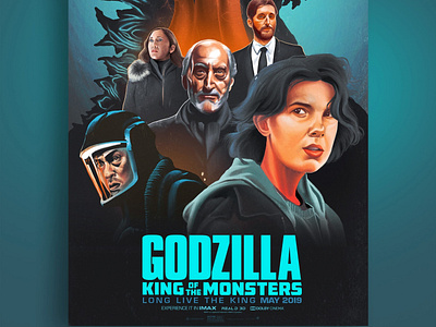 Godzilla-Alternative Movie Poster alternative movie poster branding content content design design design art digital digital art digital illustration digital painting film poster graphic graphic design graphics illustration marketing agency movie movie poster poster design procreate