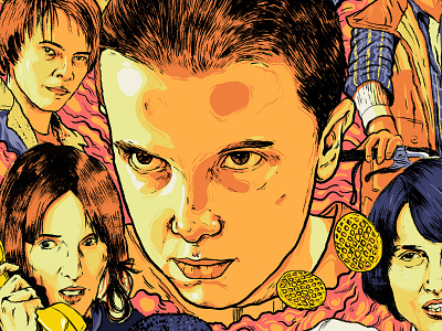 Stranger Things: Millie Bobby Brown alternative movie poster branding content content design design design art digital digital art digital illustration film poster graphic graphic design graphics illustration marketing agency movie movie poster netflix vector webseries