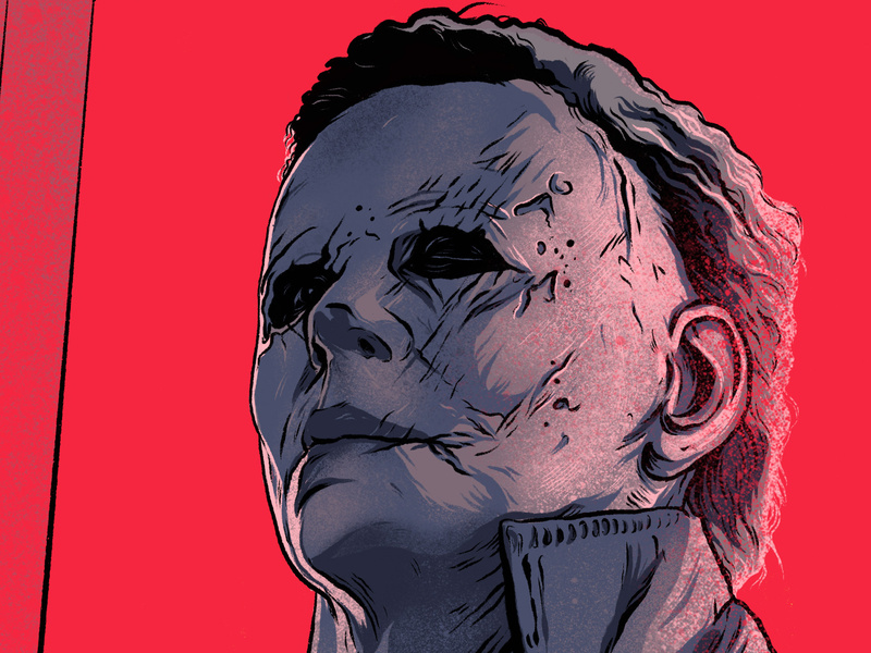 Halloween Poster, Mike Myers by The Commas on Dribbble