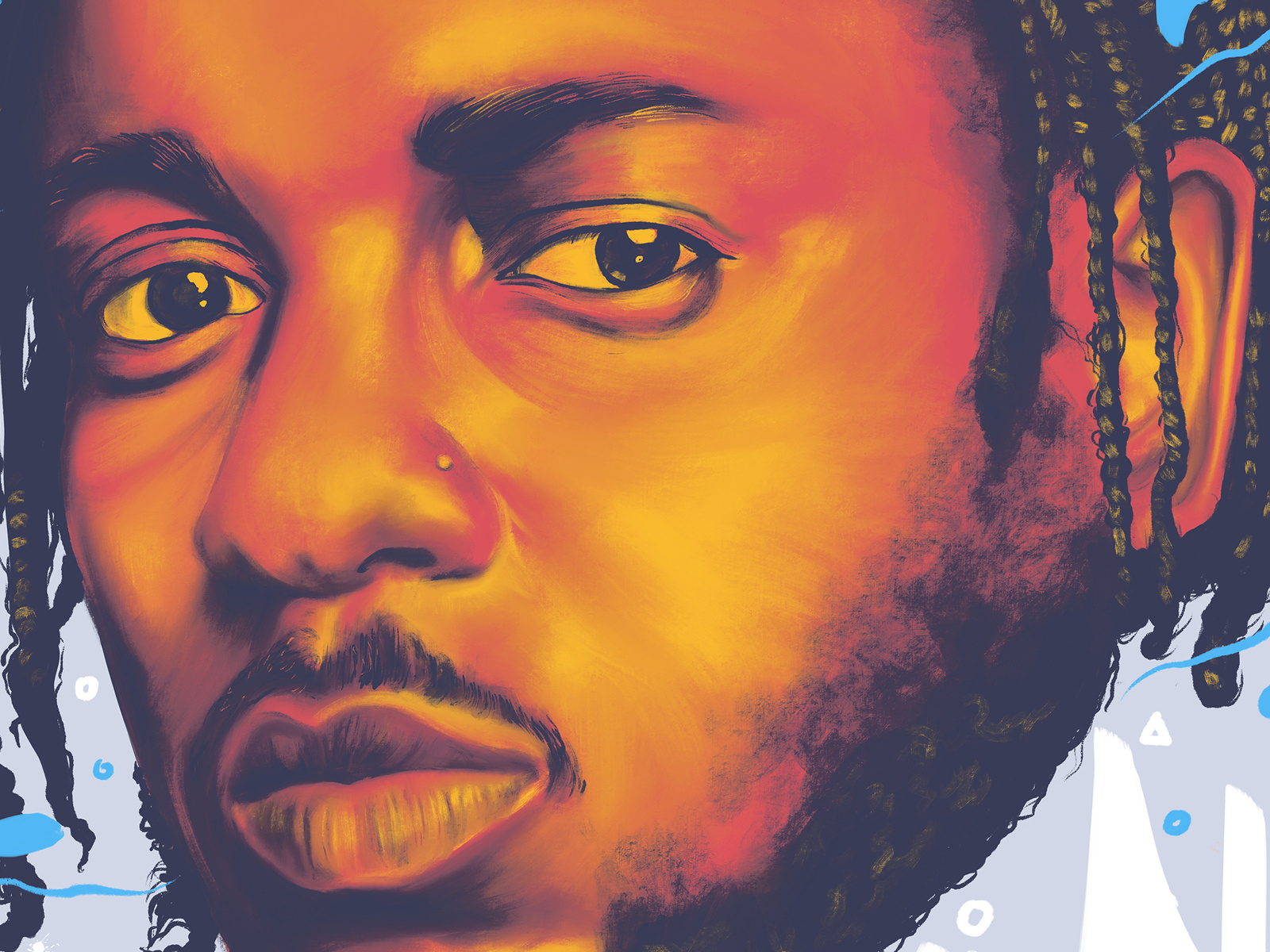 Presenting the amazing- KENDRICK LAMAR by The Commas on Dribbble