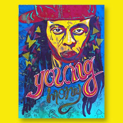 Lil Wayne in Procreate App branding content content design design design art digital digital art digital illustration graphic graphic design graphics hip hop hip hop hiphop illustration marketing agency rap rapper rappers wayne