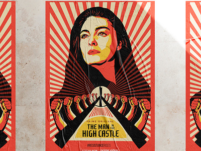 Presenting: The Man in the High Castle alternative movie poster amazon amazon label design amazon prime music content design design design art digital digital art digital illustration film poster film poster design graphic design graphics illustration marketing agency tv tv series tv show webseries