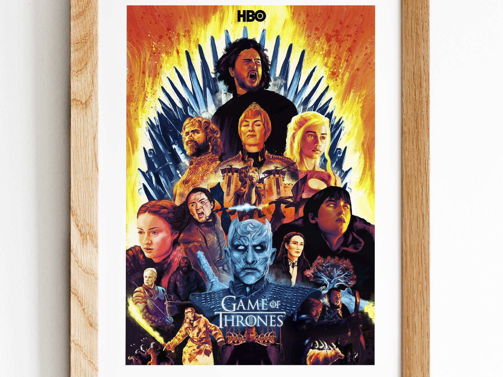 Game of Thrones- Tribute Poster by The Commas on Dribbble