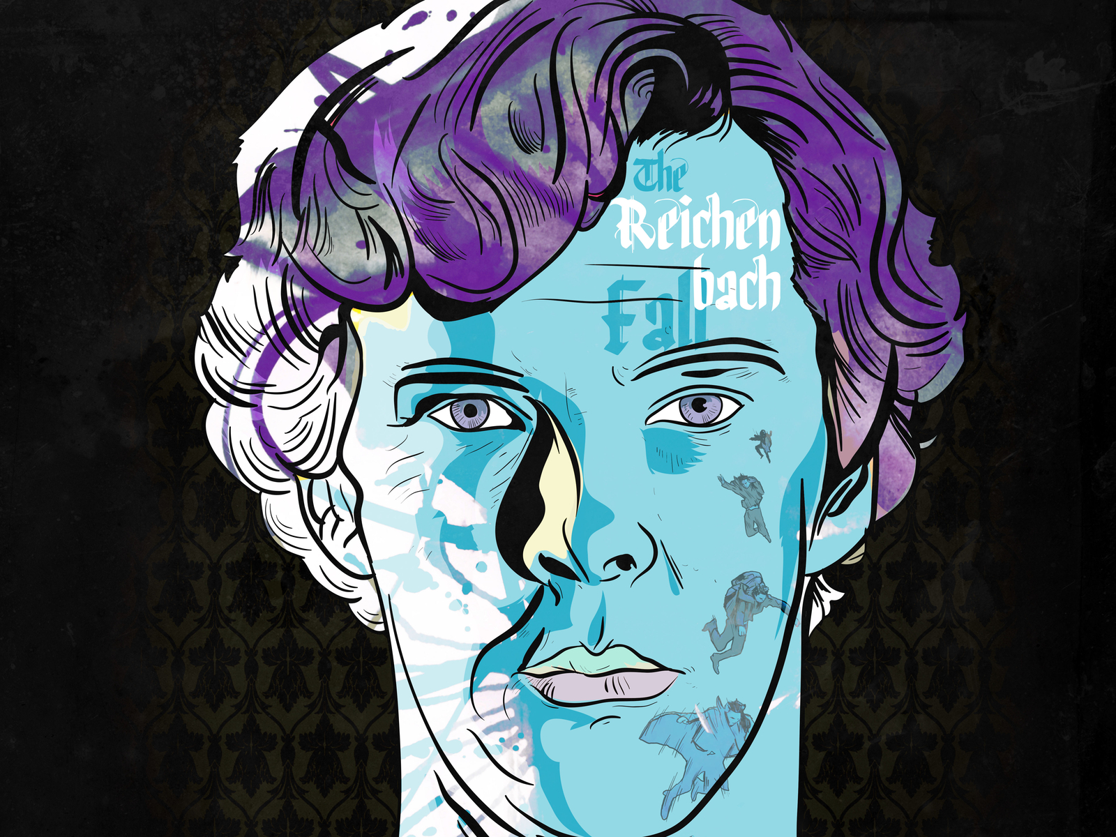 Alternative Poster: Sherlock (Tv Series) alternative alternative movie poster bbc benedict cumberbatch british character detective english novel psychedelic sherlock sherlock holmes trippy tv tv series tv show tv shows visual art visual design visual identity