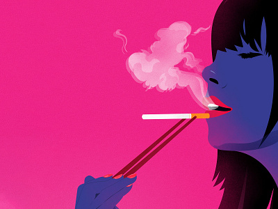 Creative Campaign- Pro Tobacco Lobby adobe illustrator adventure advertising campaign campaign design campaigns design illustration marketing agency neon neon colors neon light smoke smoker smokes smoking woman woman illustration woman logo woman portrait