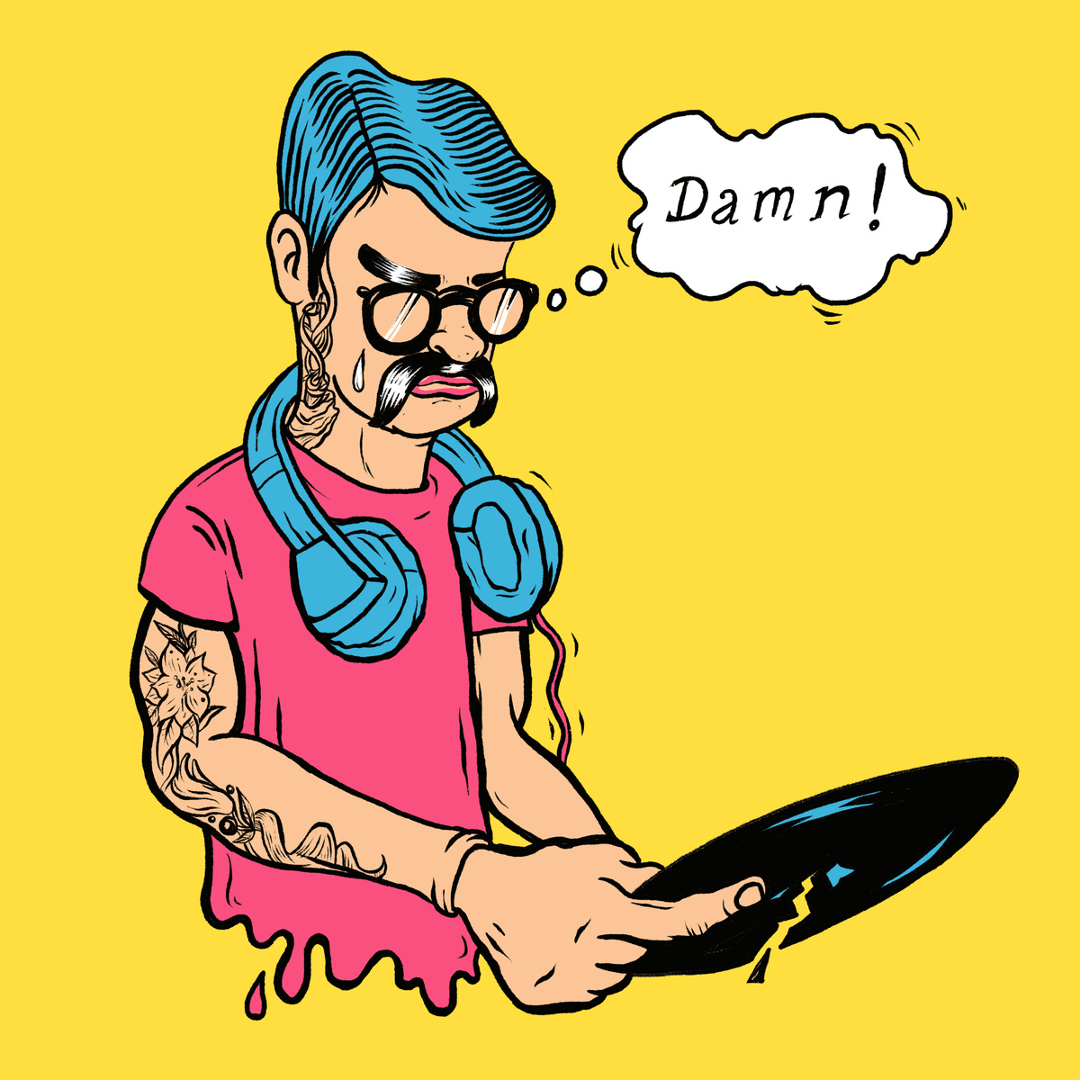 Record Breaker by The Commas on Dribbble