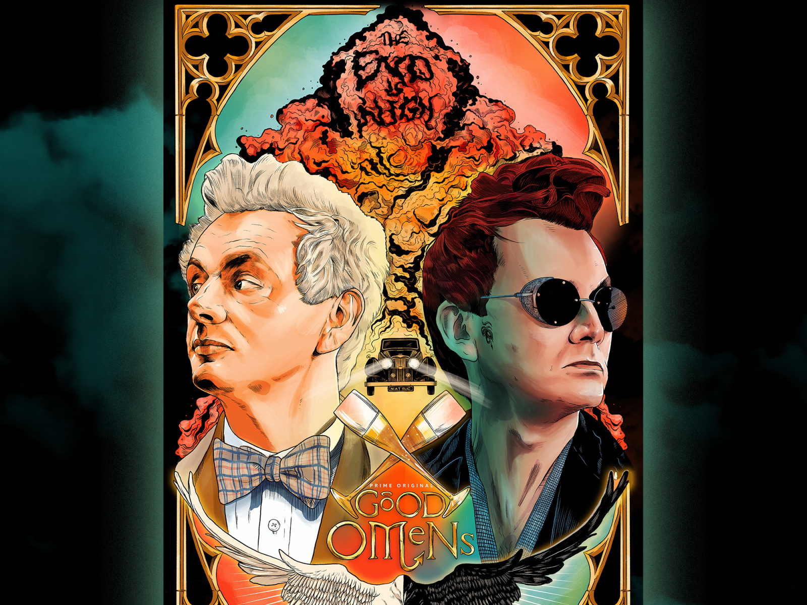 Good Omens-Alternative Poster by The Commas on Dribbble