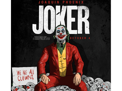 Joker- Alternative Movie Poster (Digital Art)