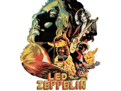 OIl Art Prints- Led Zeppelin