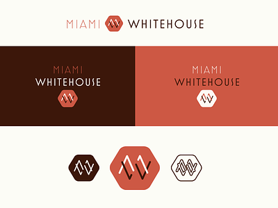 Miami Whitehouse colors logotype miami profile whitehouse
