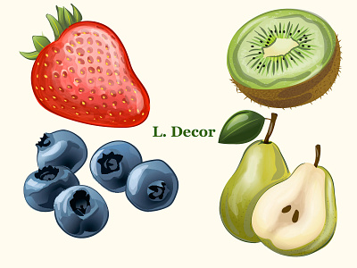 Fruit illustration illustration