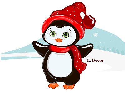 Pinguin illustration animation illustration vector