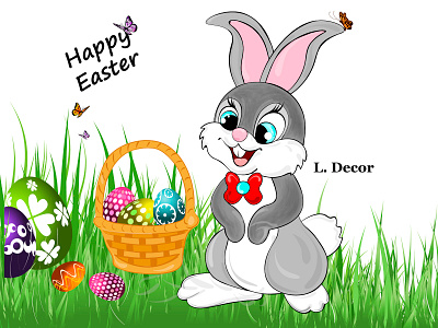 Happy Easter illustration vector