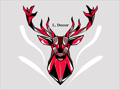 Deer illustration vector