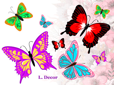 Butterfly illustration vector