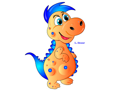 Dino design illustration vector web