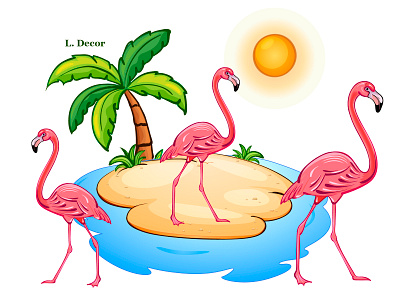 Flamingo design illustration vector web