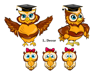 Оwl design icon illustration vector web