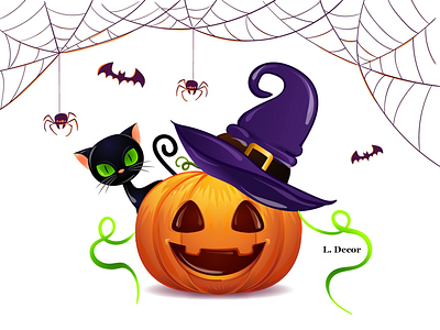 Halloween illustration design art web