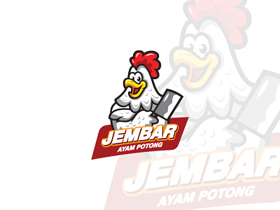 Jembar Ayam Potong Logo Design