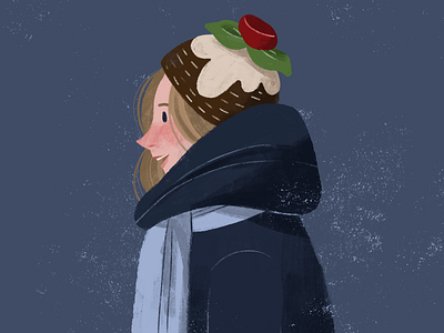 Cupcake Hat hat illustration snow winter