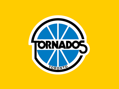 TORONTO TORNADOS basketball logo original toronto vintage