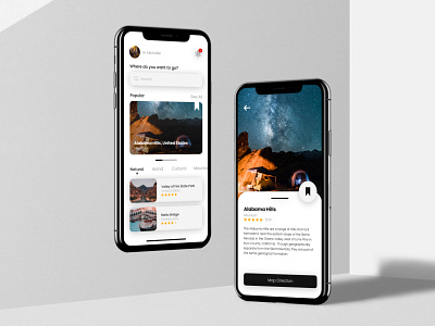 Travel Mobile App Design