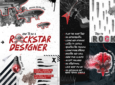 Rockstar Designer branding design designer freelance designer illustration magazine magazine design magazine illustration poster design typography website
