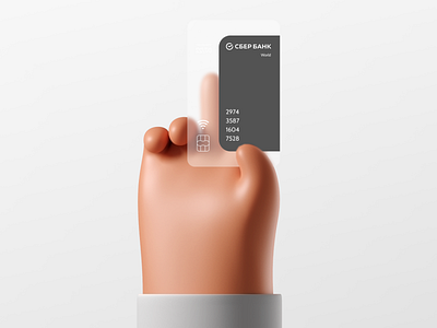 Credit card design illustration minimal typography ui web