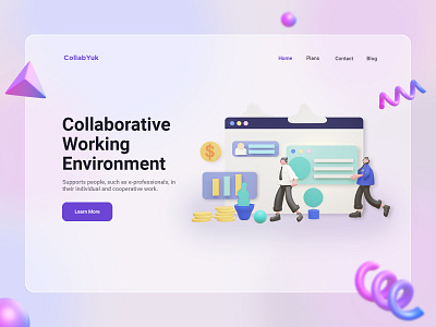 CollabYuk - Collaborative Landing Page